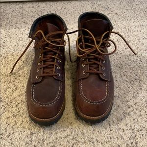Red Wing 8146 boots. Brown leather. Sz 10 E2. Worn